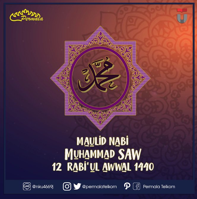 PermalaTelkom's tweet photo. [MAULID NABI MUHAMMAD SAW]

Tabikpun, Yay Atu! 🙏🙏

Selamat memperingati Maulid Nabi Muhammad SAW. Mari teladani akhlak Rasulullah dalam kehidupan sehari-hari.

#PermalaTelkom
#AngonSaka https://t.co/6ZMR9fWcX4