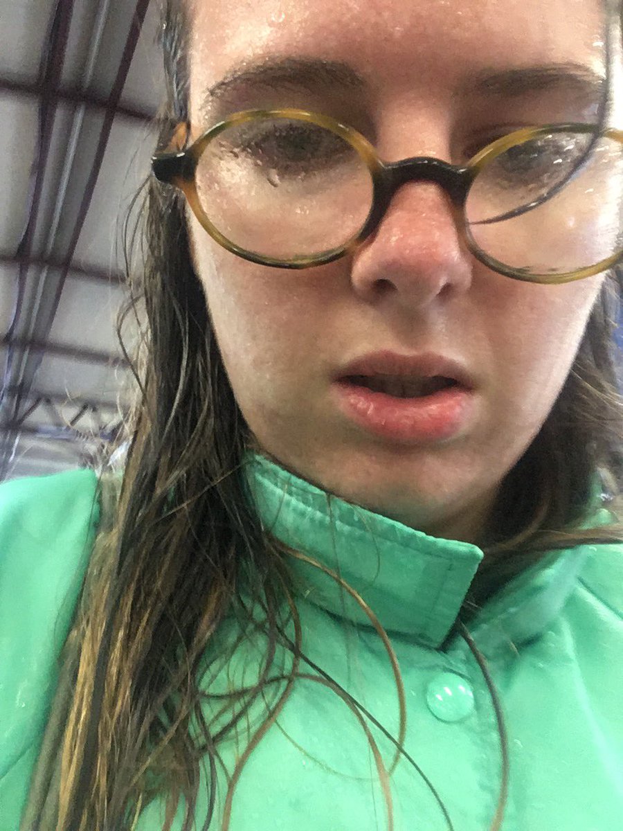 stephaniemilsom's tweet photo. punishment from above for leaving #code2k18 early https://t.co/VAuTozOzyz