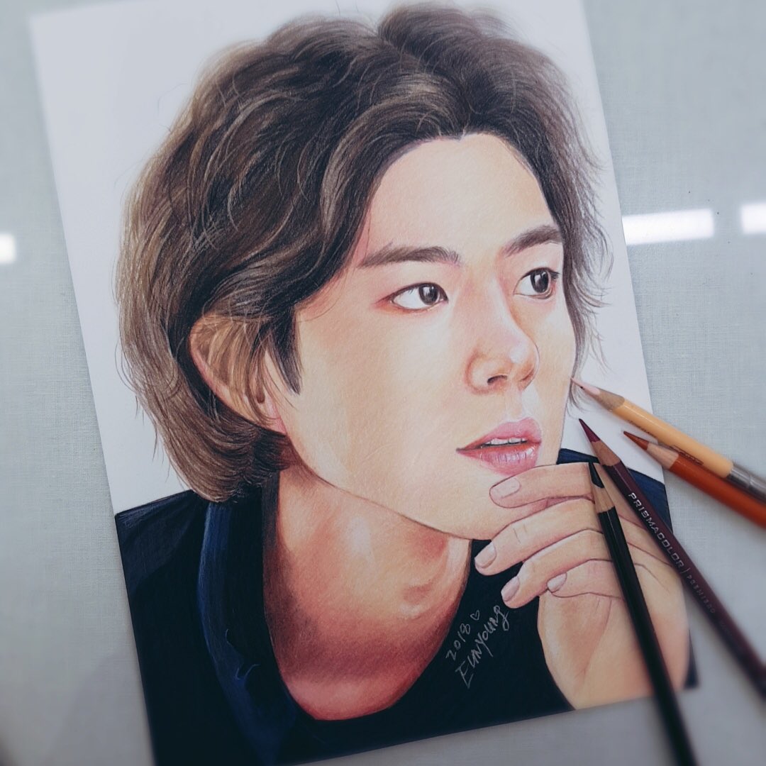 sese688's tweet photo. 박보검 남자친구 색연필 인물화 그리기.

#색연필 #색연필그림 #그림 #대전색연필배우는곳 #대전공방
#김여사공예방 #유성색연필 #색연필인물화 #초상화 #대전팝아트
#색연필일러스트 #portrait #drawing #sketch
#pencils #eyes #cute #wip #colorpencils #prisma #art #artwork #박보검 #남자친구 https://t.co/6CSXP058tP
