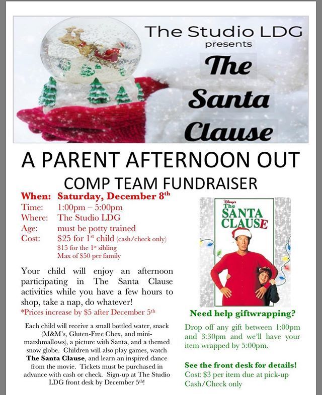 TheStudio_LDG's tweet image. Parents day out! #thestudiocrew #santaclauseiscoming #santaclause #comedancewithus ift.tt/2KhdtAm Parents day out! #thestudiocrew #santaclauseiscoming #santaclause #comedancewithus Parents day out! #thestudiocrew #santaclauseiscoming #santaclause #comedancewithus Novem…