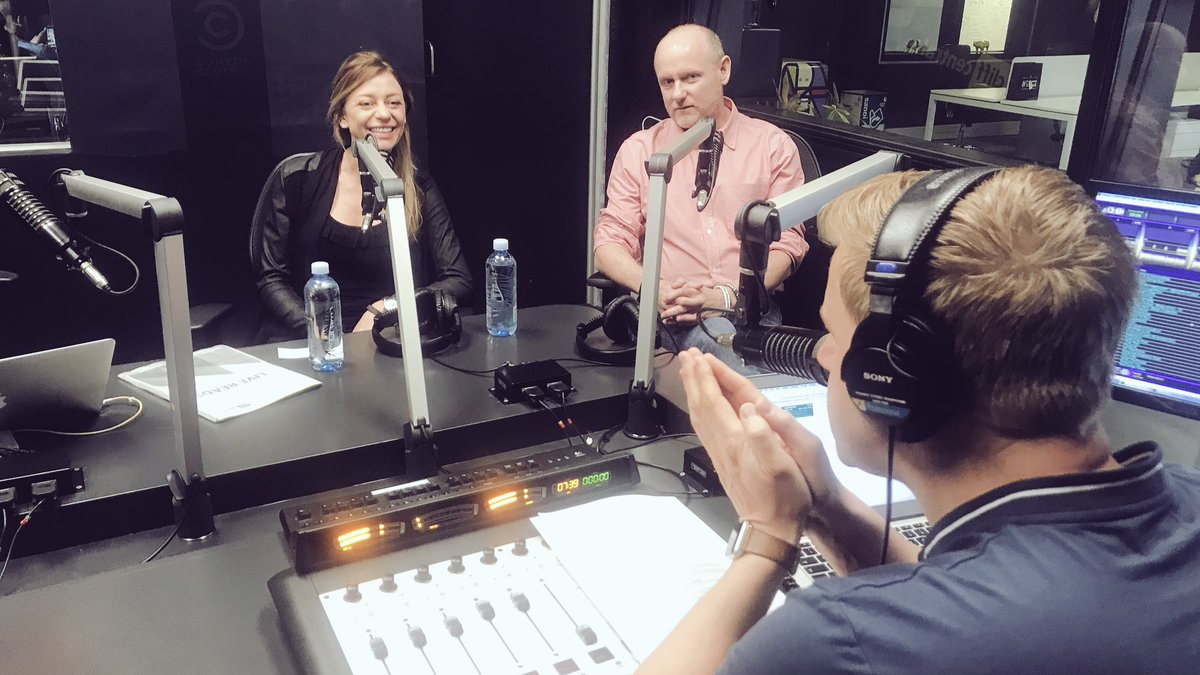 _TheRealNetwork's tweet photo. Speaking on innovation and growing the SA economy through job creation - @emptytrips and @Harambee4Work chat to @GarethCliff about #WeBuyLocal #GCS https://t.co/XxID3IEjYM