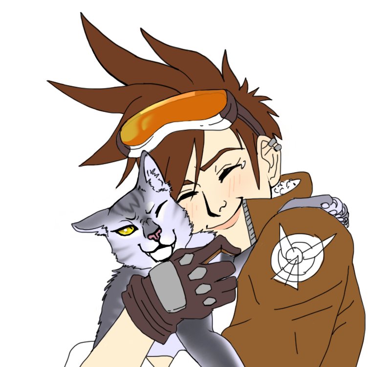 JonesLM's tweet photo. 100 Deeds for Widowmaker Crack pt 1, in which Widow is a v pissy cat who has to do nice things for people to not be a cat anymore.
#widowtracer #tracemaker https://t.co/P5biuZCrcQ