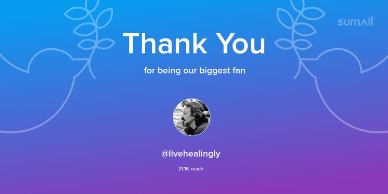 SSilayo's tweet photo. Our biggest fans this week: @livehealingly. Thank you! via https://t.co/Tcb5HX98Zi https://t.co/GiFrLVlSE1