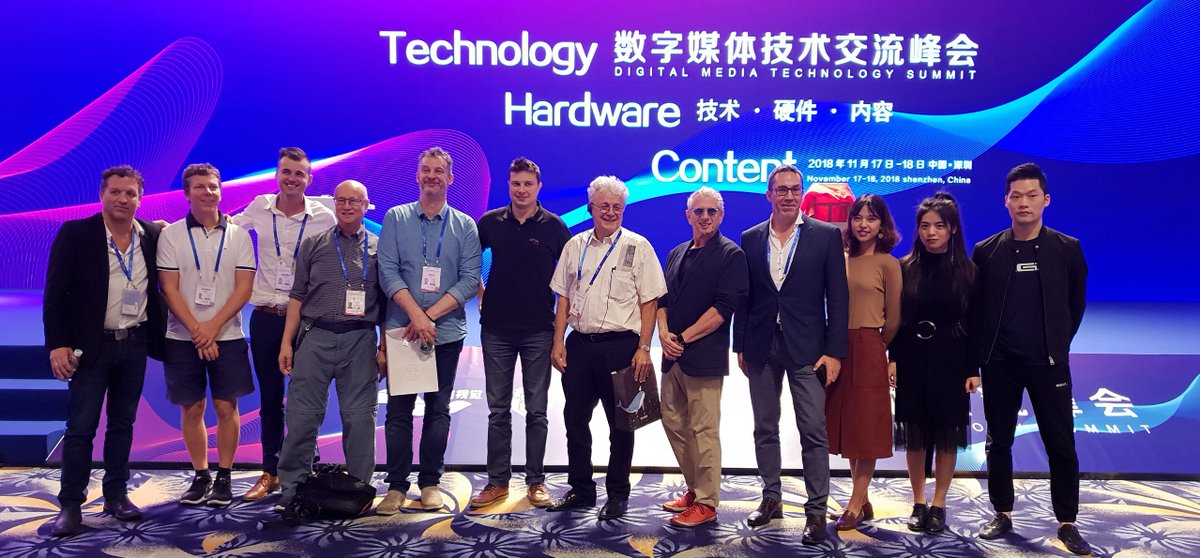 ARCSHADOW7's tweet photo. Our colleagues, JUN, Melody, Tiffany attended the DIGITAL MEDIA TECHNOLOGY SUMMIT on behalf of our team. #Digital #visual #VFX #Blender https://t.co/4d3ZdXzRAc
