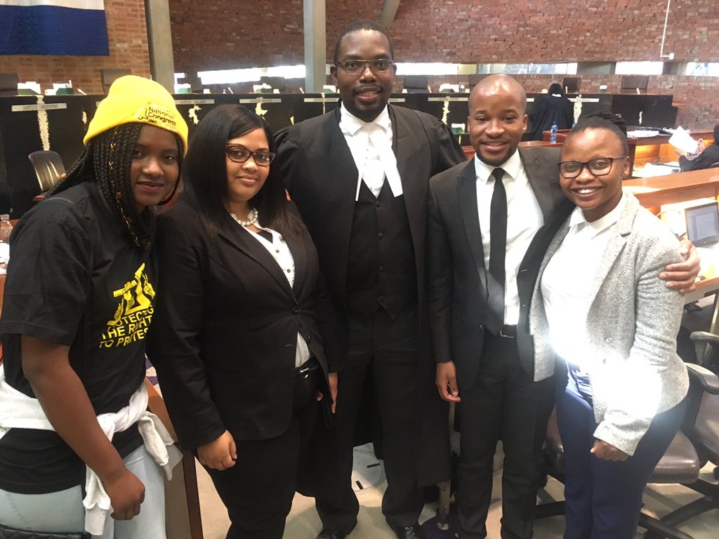 EElawcentre's tweet photo. #SJC10 ~ Those #MovementLawyering moments at the @ConCourtSA when #SJC10 case was heard. Yesterday Court handed down judgment in full support of #Right2Protest. Thanks to @sjcoalition for leading. https://t.co/XQqlBmSIHO