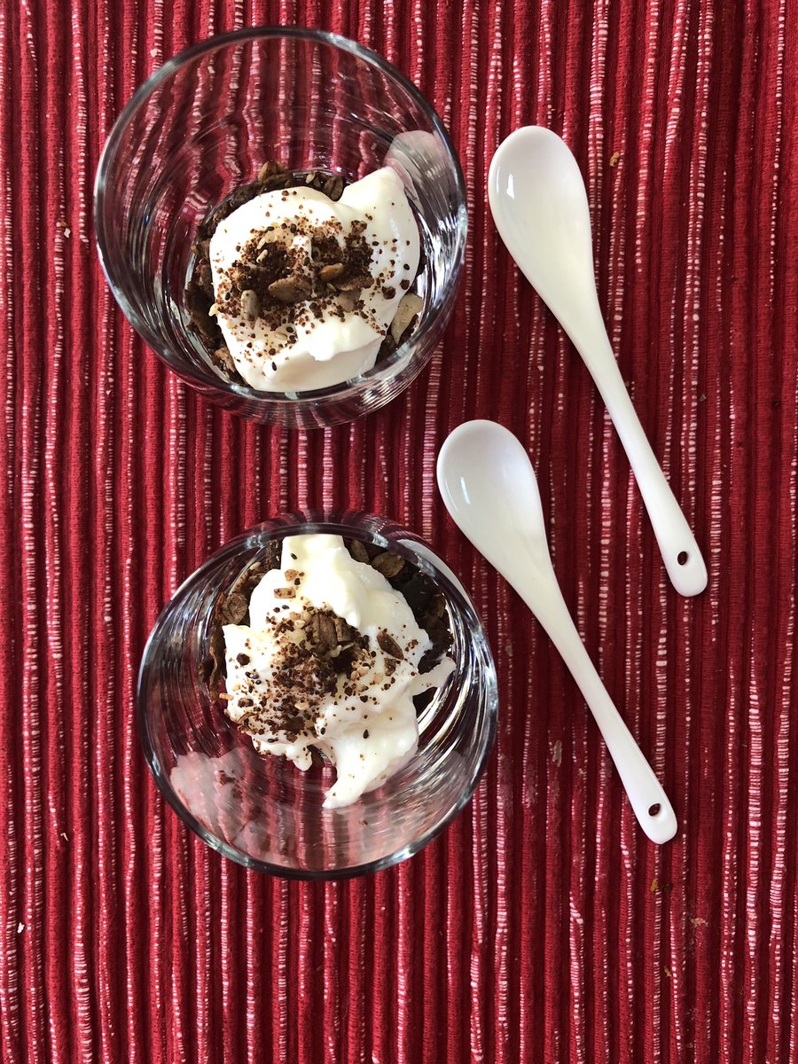 neetaraga's tweet photo. Sugar free granola for breakfast, paired with some coconut yoghurt   🥥 #chooseday #kndpowercouple #breakfastideas https://t.co/C1cxDqrCK2
