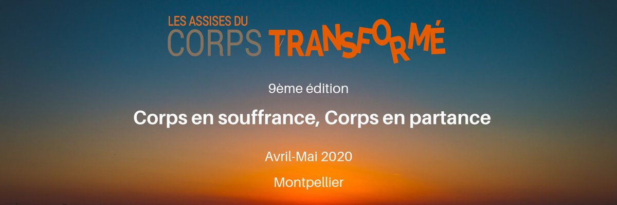 CEERDS's tweet photo. Rdv en 2020 pour les 9ème @Assises_Corps sur le thème du corps en souffrance et du corps en partance #Douleur, #findevie https://t.co/3cbXwomMxC