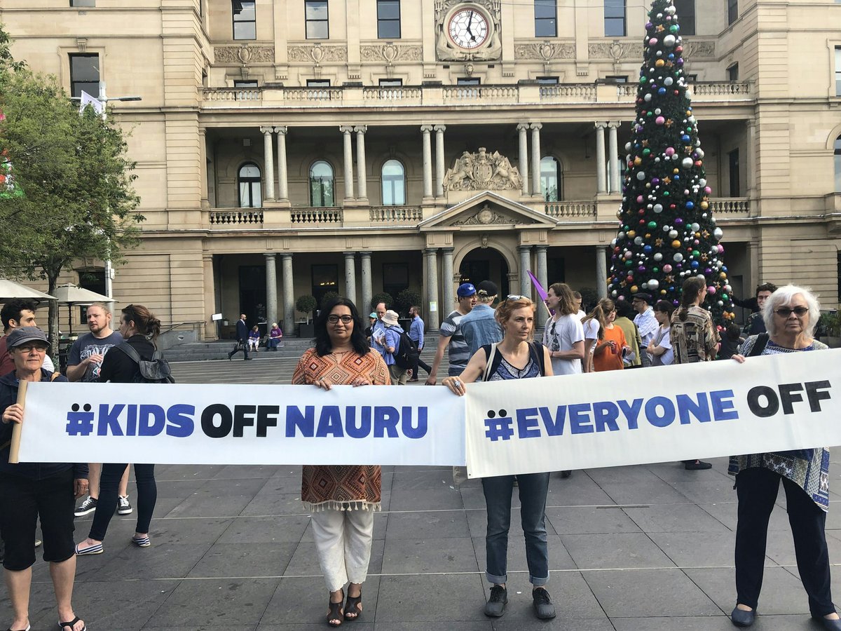 MehreenFaruqi's tweet photo. It's time to bring all #KidsOffNauru and every refugee with them! #EveryoneOff https://t.co/65EeJy1P2Y
