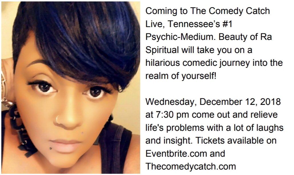 Real_BeautyOfRa's tweet photo. Live At The Comedy Catch
#TheComedyCatch #Comedy #ChattanoogaTennessee #TheComedyCatchAtTheChooChoo
#Psychic #Comedian #Aura #Chakra #TouristAttraction #HoodooNooga #EntertainmentNews #Beauty #BeautyOfRaSpiritual #Medium #ChattanoogaEntertainment https://t.co/JPphzy7MNs