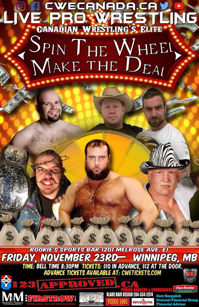 JordanJGarber's tweet photo. This Friday! #VanceNevada #JacobCreed #MikeMission #RickMatthews @HotshotDannyD @CWECanada https://t.co/2lLEEIfUtQ