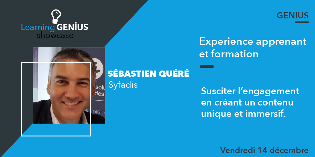 ILDIconseil's tweet photo. [GENIUS] Sébastien Queré de #Syfadis nous apprend à créer une #expérience unique pour l'apprenant. #RH #formation #plateforme #immersion #LearnInnov2018 @FuturSkill @SebQuere https://t.co/DlTLY0YiiF https://t.co/XqA2wERO6C