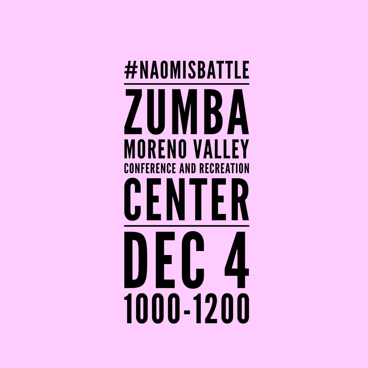 operationjuice1's tweet photo. ZUMBA, ZUMBA, ZUMBA

Operation Juice Box is throwing a ZUMBA party at the Moreno Valley Conference and Recreation Center on December 4! Come help support Naomi, a 7yr who has been battling Leukemia. Tickets on @eventbrite. @MorenoValley247 @KFrogPepper @KFRGHeather @991KGGI https://t.co/cssFPWfctY