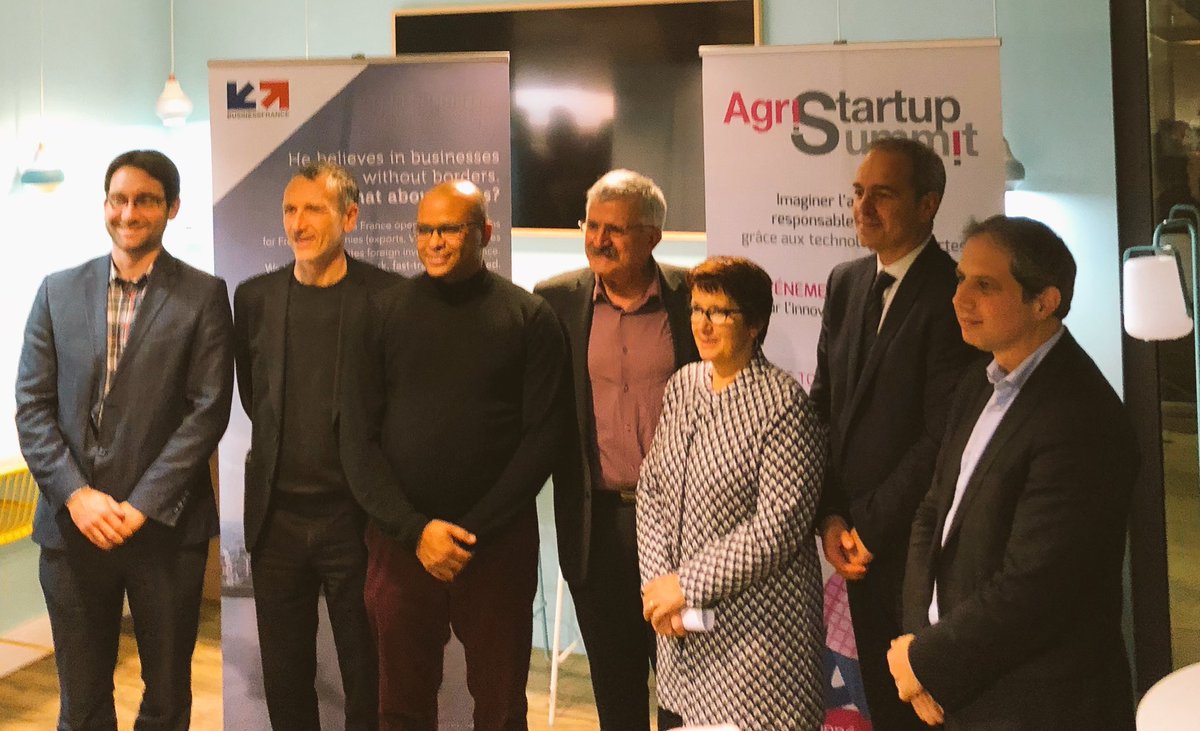 Herve_Pillaud's tweet photo. Fier et heureux d’avoir partagé ce moment avec @EmmanuelFaber @ksyDaily @LPretrot @ChLambert_FNSEA @fredericgomez @CH_Monnier pour le lancement de @AgriStartSumm dans les locaux de @businessfrance #ASS18 https://t.co/CYJcogWW1c