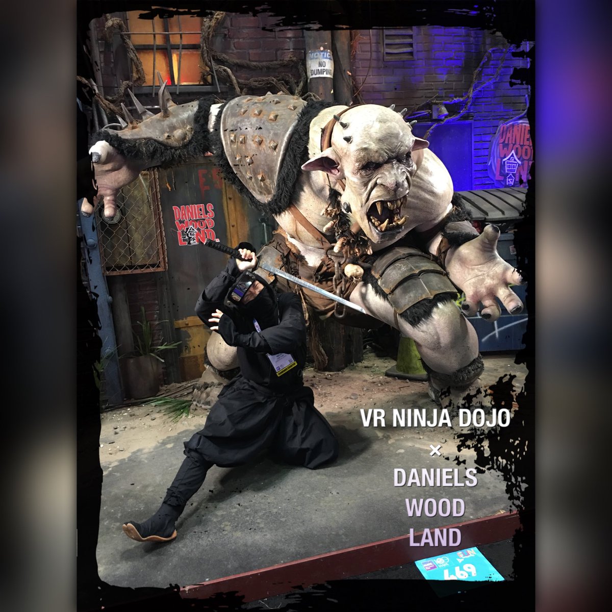 VRNINJADOJO's tweet photo. 【 #IAE18 Extra edition】 

NINJA(@NinjadojoVr )
                   × 
@DanielsWoodLand 

( Official page→ https://t.co/UfuZYpuDTi )

#VRND #vr #忍者 #tokyo #visittokyo #tokyotrip #tokyotravel #japan #traveljapan #visitjapan #travel #attraction #omotenashi #DANIELSWOODLAND https://t.co/fjdLbqkq2R