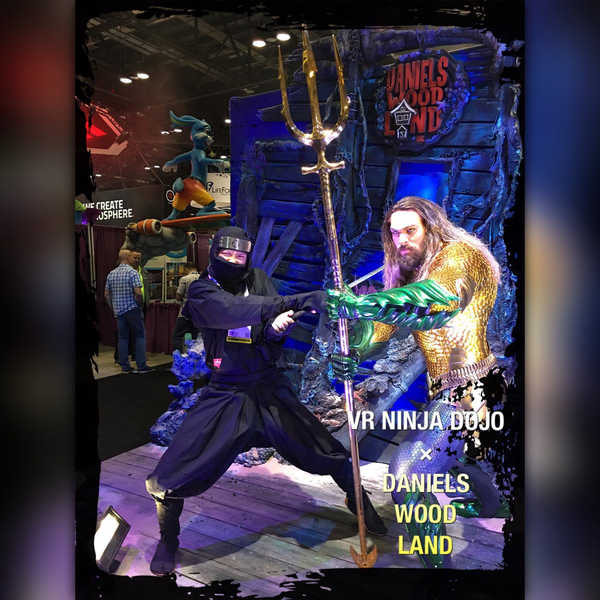 VRNINJADOJO's tweet photo. 【 #IAE18 Extra edition】 

NINJA(@NinjadojoVr )
                   × 
@DanielsWoodLand 

( Official page→ https://t.co/UfuZYpuDTi )

#VRND #vr #忍者 #tokyo #visittokyo #tokyotrip #tokyotravel #japan #traveljapan #visitjapan #travel #attraction #omotenashi #DANIELSWOODLAND https://t.co/fjdLbqkq2R