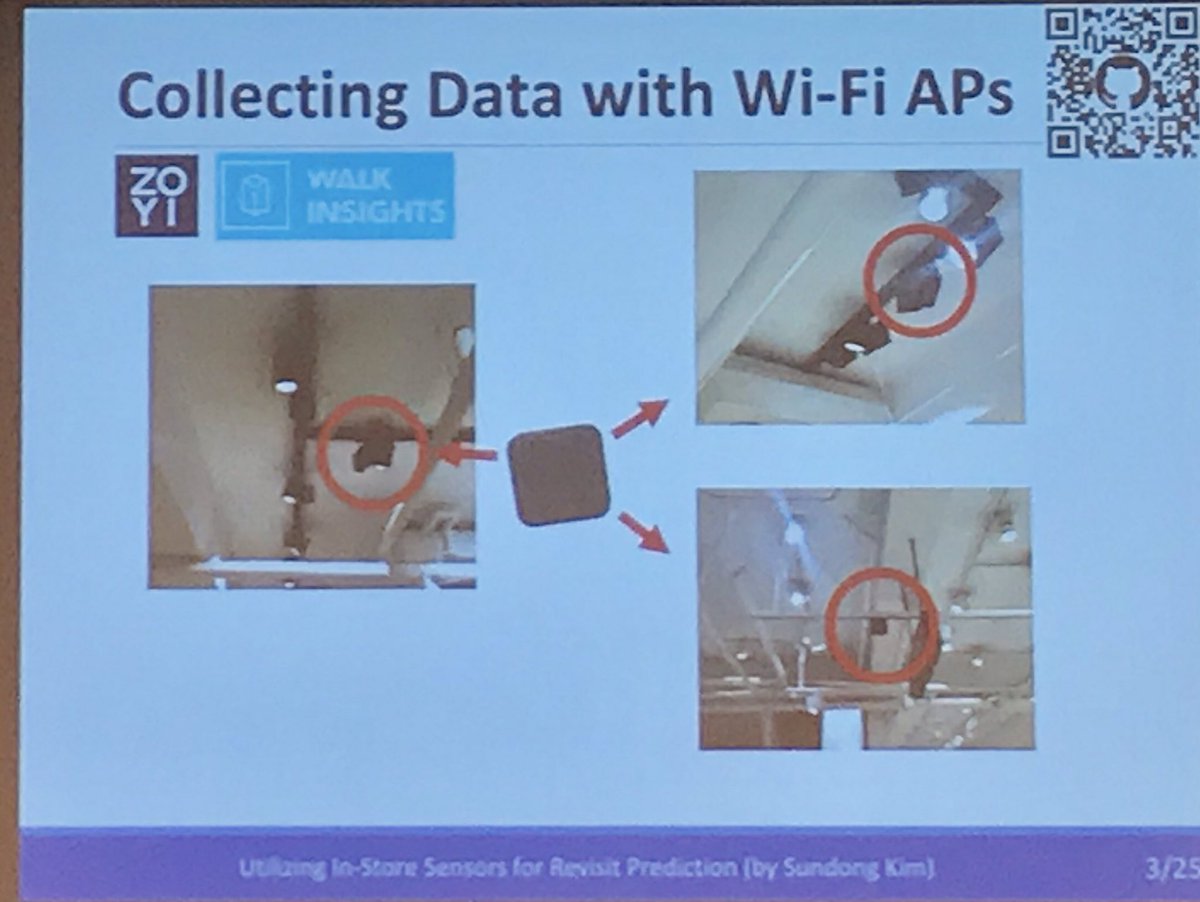 dr_watchnlearn's tweet photo. https://t.co/okDulQ0JC3 “When you turn on your WiFi, you automatically give away your location information. We capture customer behavior, including which part of the store they go to... how fast you travel within the store... whether you visit with your friend”... #icdm2018 https://t.co/0W0evHJj0R