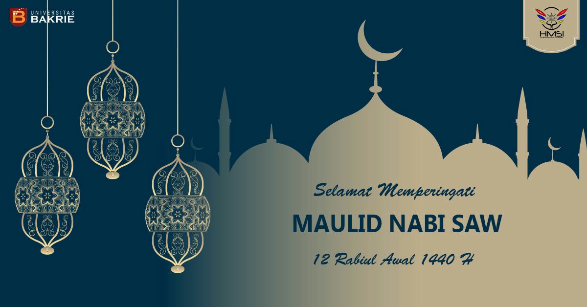 MAULID NABI MUHAMMAD SAW 

Himpunan Mahasiswa Sistem Informasi Universitas Bakrie 2018/2019 mengucapkan, Selamat Memperingati Maulid Nabi Muhammad Saw 1440 H