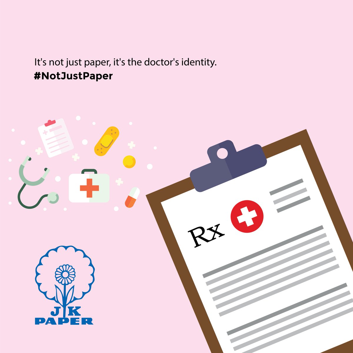 JKPaperIndia's tweet photo. A thing with which the doctor is known by!
The prescription is #NotJustPaper https://t.co/4w4u8EMX5L