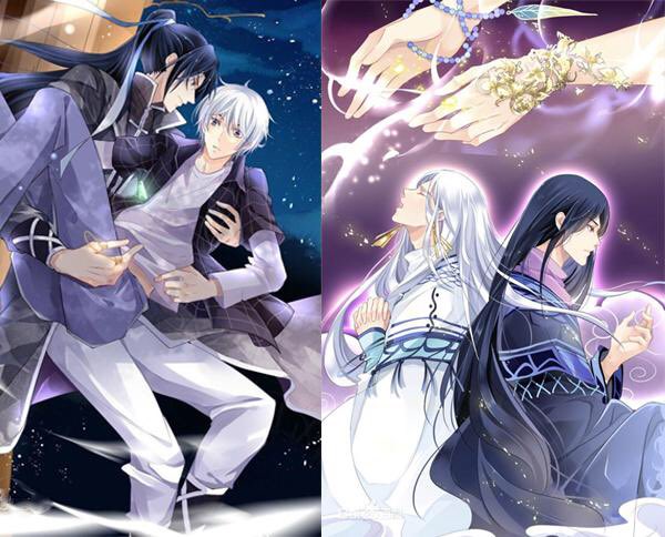 yang jinghua and duanmu xi (spiritpact) drawn by dango_(