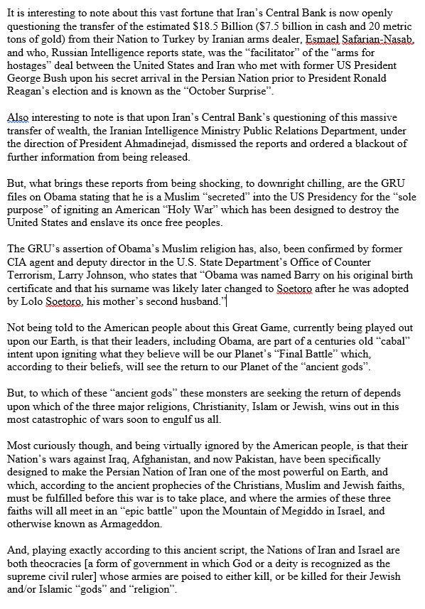 SarahGi00782242's tweet photo. @DavidSt86977380 Great list, but you missed #MuslimBrotherhood #KenyanBorn #SealedCollegeTranscrpts #ISIS #0bamaDeepStatePrez #BlueWaveTreason #HRCvideo @POTUSReleaseDocs #UNREDACTED #ReleaseAllTheNames #ReleaseTheHRCvideo #CrookedHillary.com #ObamaNonCitizen #0bamaTraitorTreason #QAnon #MAGA https://t.co/fM83lQpLtC