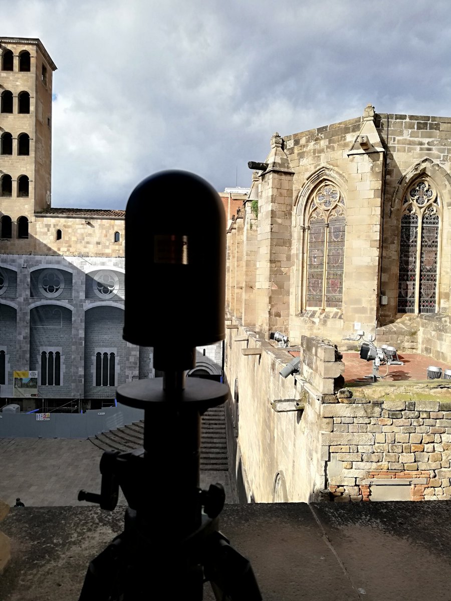 cafarnaumCAT's tweet photo. Escanejant la Barcelona mediaval #BLK360 https://t.co/K1gW3NIQTJ