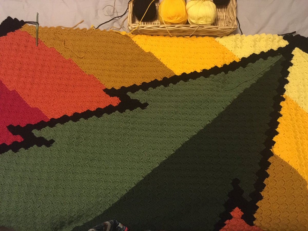 GarylGal's tweet photo. Pulled out my trusty "crochet needles" and progressed through a few more rows on the #Pineguard blanket while listening to the latest episode of #TheZoneCast Amnesty... an evening well-spent!
#crochet #hooksnotneedles https://t.co/evdxKNzMUX