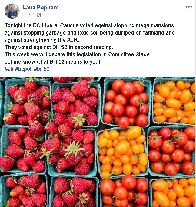 FARMWATCHBC's tweet photo. #BClibs created 'guidelines' for a max 5382sqft house size in #ALR. #bcndp and #bcgreens have the knowledge and passion about #farming to FINALLY make this law. #SUPPORTBILL52 #bcpoli https://t.co/ltIu1gS278