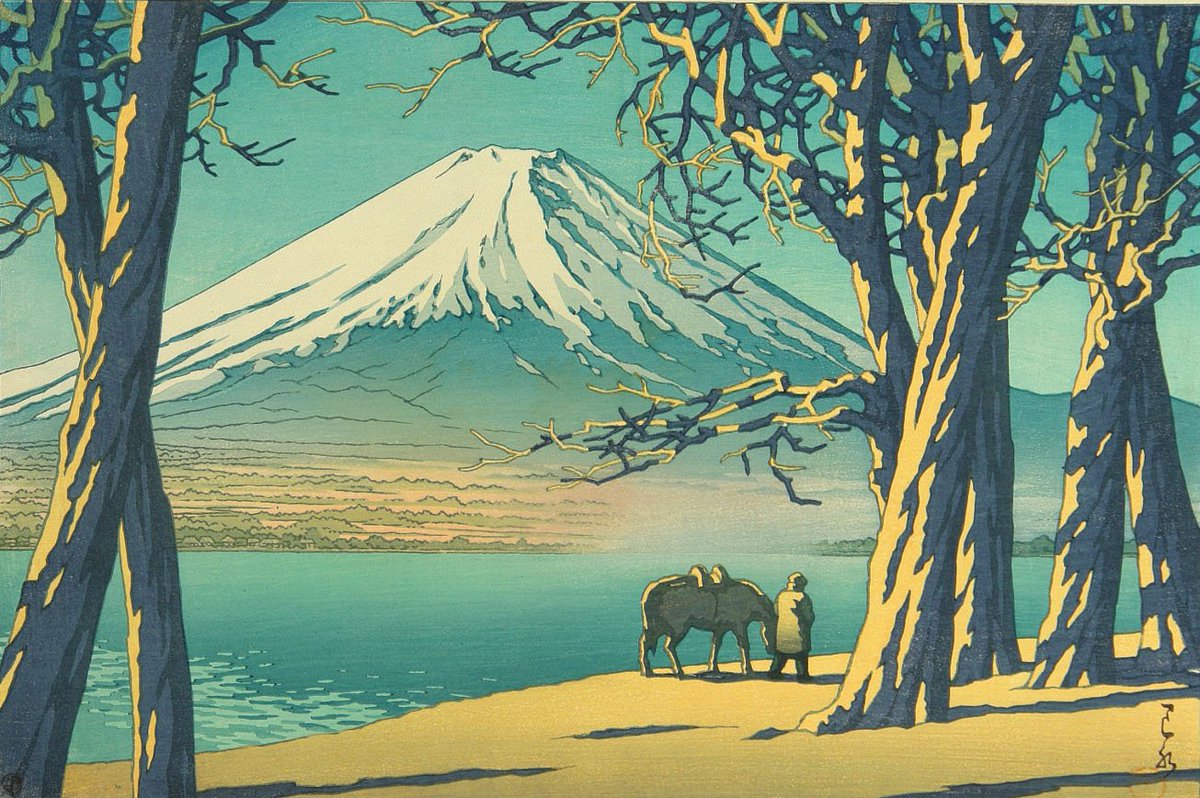 Tohad Lesson Of Compositions The Beautiful Artworks Of Hasui Kawase 川瀬 巴水 18 1957