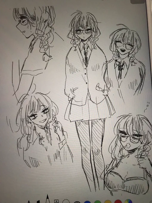 勉強しなきゃなのに落書き生産してる? 