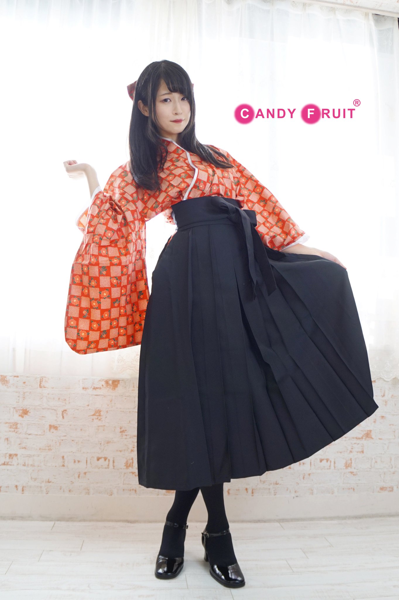 キャンディフルーツ V Twitter 新作 ハイカラロングメイド服紅椿 闇椿受注１５ オフ 久し振りの和風メイド服の登場です 市松模様に椿柄の2色 ハイカラロマンエプロンもピッタリです 25日まで 受注１５ オフです キャンフル T Co S6ewy6d7vo