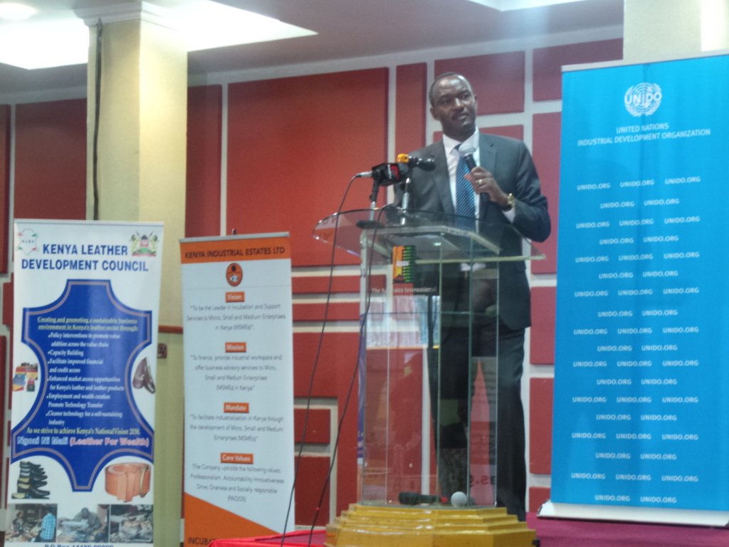KAM_Kenya's tweet photo. "Africa Industrialization Day was established in 1989 to celebrate industrialization efforts in the continent." Mr. Emmanuel Kalenzi - UNIDO #Big4Agenda #MPA2018 #AfricaIndustrializationDay https://t.co/ZbeDhtzfnC