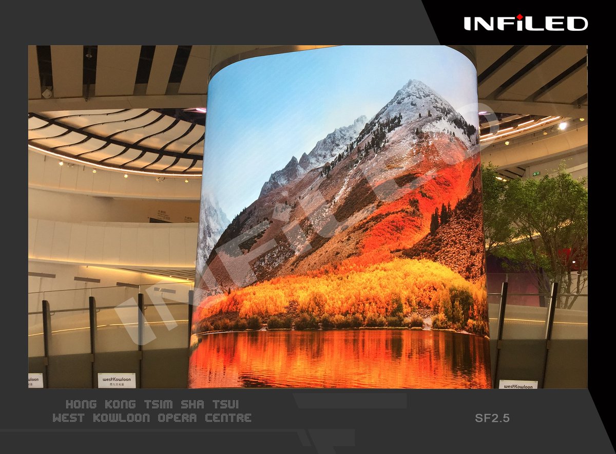 infiledcom's tweet photo. West Kowloon Opera Centre is a new opera centre built. As the column locates in the front hall, it could pass much information to the audiences through the LED display. There is no doubt that it is used INFiLED SF series as the wave is so smooth.
#curvescreen #leddisplay #INFiLED https://t.co/RBCy7vxKZM