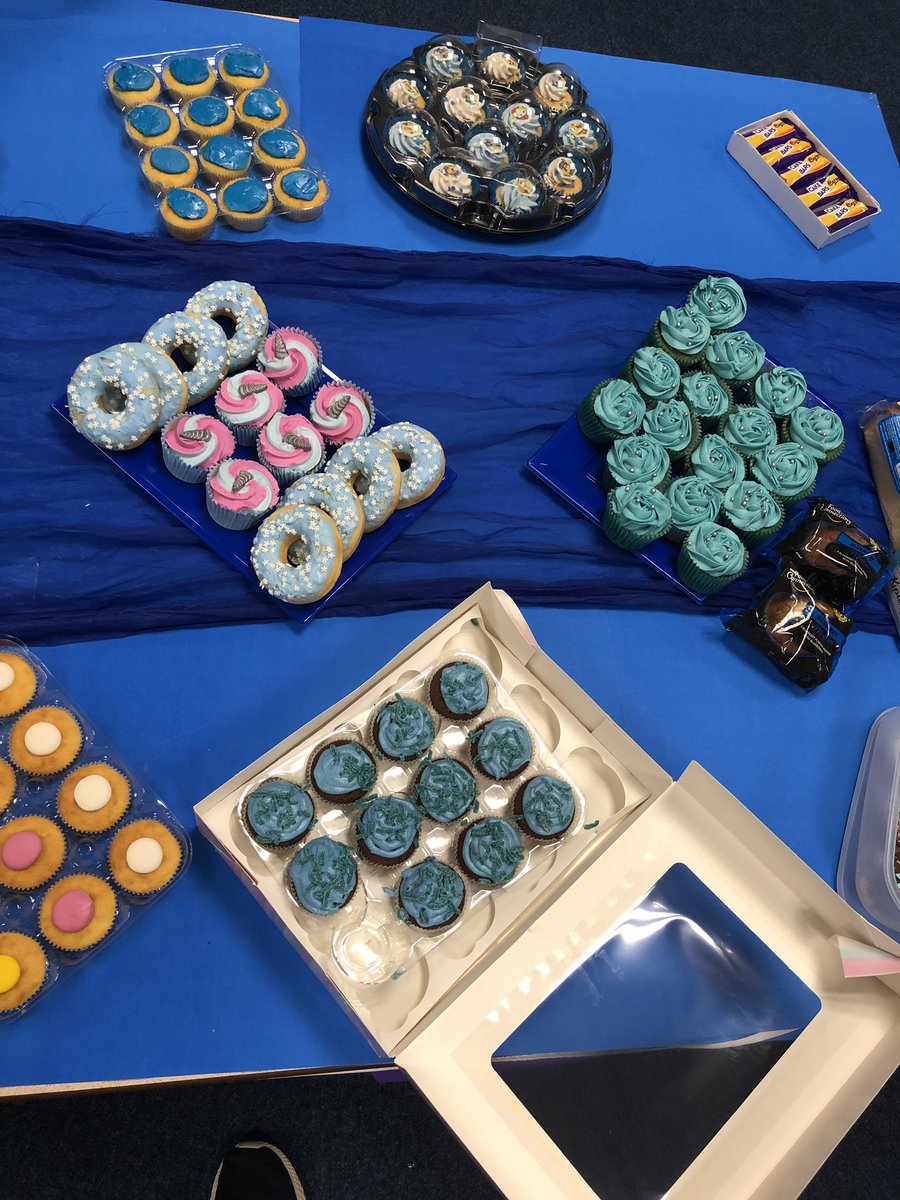 StAnnsRainhill's tweet photo. Our Blue Bake Sale started off well yesterday and will be continuing all week #AntiBullyingWeek #BlueBakeSale #StAnns https://t.co/W8hhN852Ds