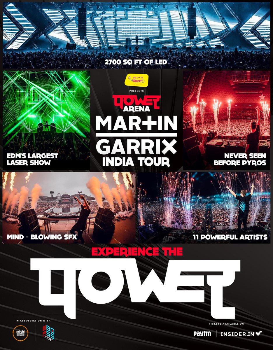 Bossindia8's tweet photo. 10 DAYS TO GO FOR THE MOST POWERFUL SHOW EVER🔥🔥😍😍 Are you ready to Experience the power? @martingarrix @radiomirchi (Only a few tickets left, buy yours now) https://t.co/iOv7Ox8XpP