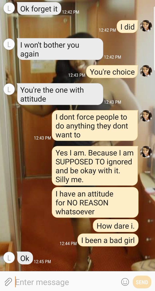 JasmineJewel09's tweet photo. When the guy who says "you're the one with an attitude" and "I won't bother you again" bothers you AGAIN. I am not setting myself up to be in a toxic pattern. You made it clear that I WAS THE PROBLEM after you disrespected me. So from the way I see it. #IDontHaveTimeForYou https://t.co/HiOFOS7yDC