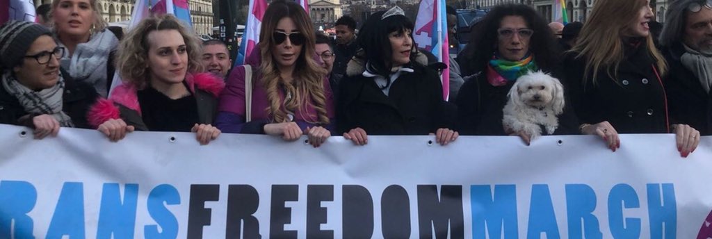 GayNewsItaly's tweet photo. In tanti alla Trans Freedom March di Torino. Falanga: «La questione delle persone transessuali è ancora una questione irrisolta» https://t.co/7574sFuw7q @MitOnlus @c_appendino @TorinoPride @giustamarco #TransFreedomMarch #Torino https://t.co/2h4aFd1AcU