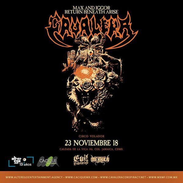 MandoKalani's tweet photo. #MaxIggorCalavera #ReturnBeneathArise + #EvilEntourage y @mexica en el @circovolador por @AlterEgoShows & @CACIQUEMx \m/ (◣w◢) \m/ yeeah!!! https://t.co/uLkeMdosMD