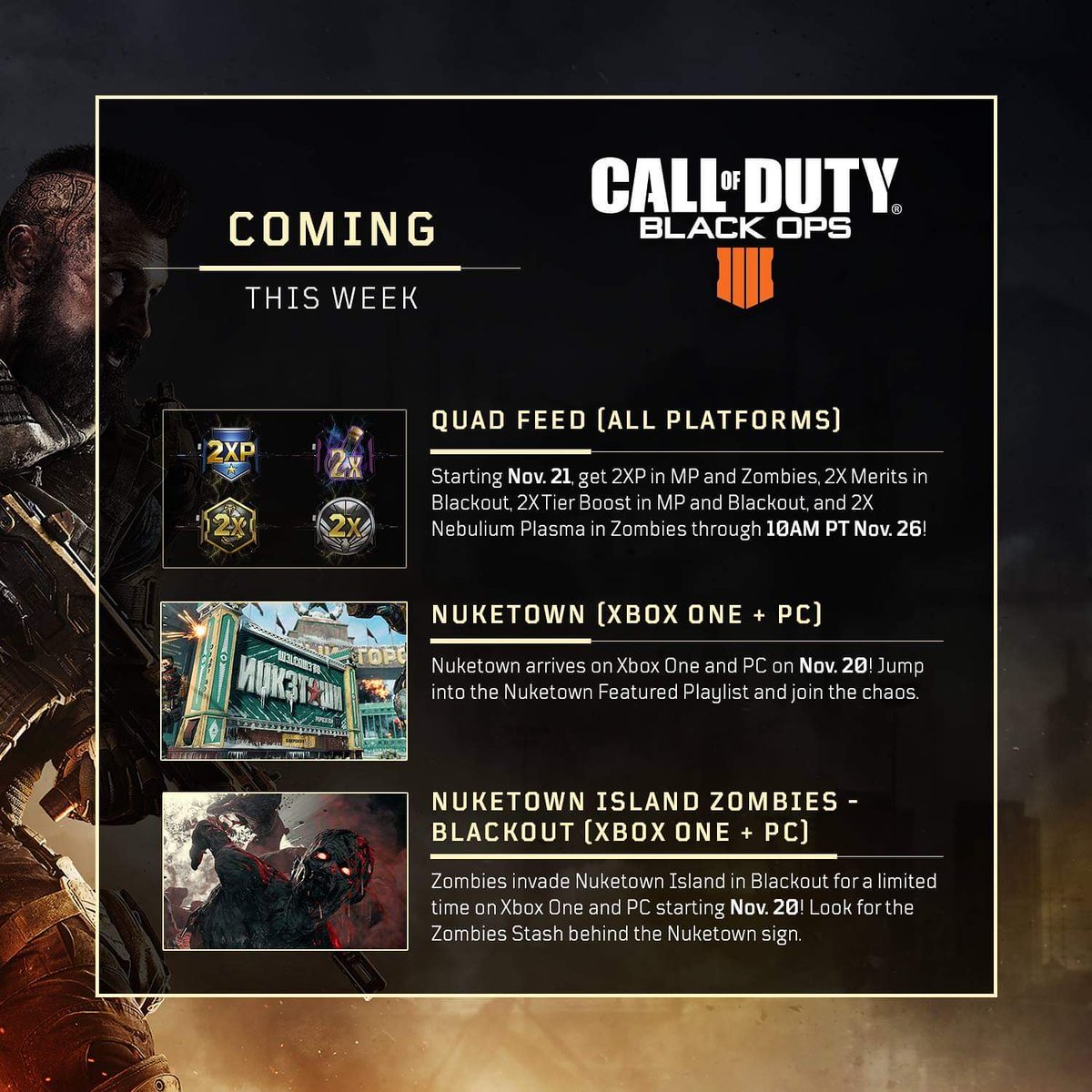 Tarkz94's tweet photo. Just a heads up to all the COD players out there! 

#CODZA #CODNation #CallOfDuty #BlackOps #Gaming #Gamers #GamingDisorder #VideoGaming #instaGamers https://t.co/m1y8WUtd4b