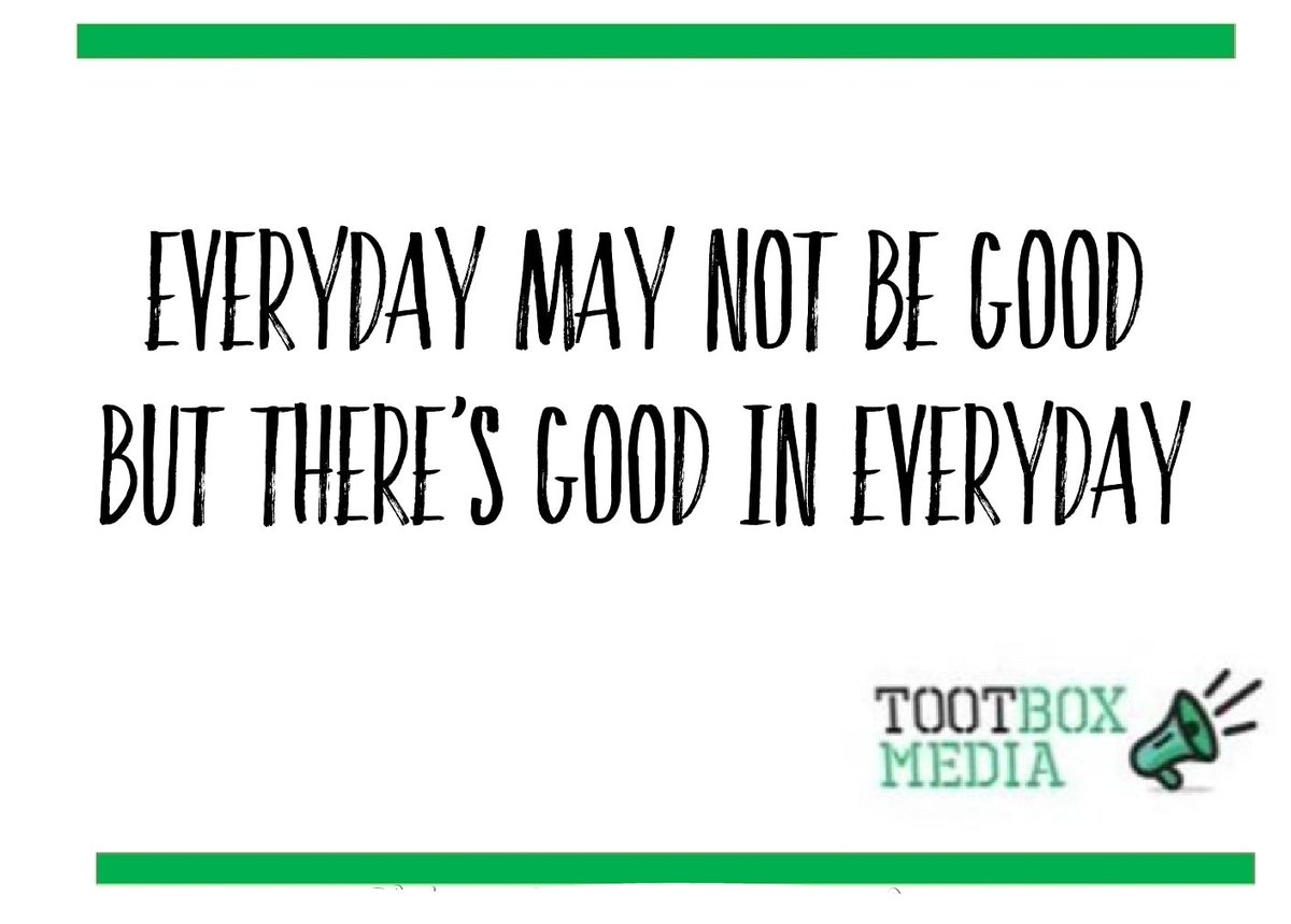 TootboxM's tweet photo. There's a positive in every negative. Exciting things are happening at the tootbox office this week! 
#tootboxmedia #exciting #thefuture #entertainment #media #creativity #morningmotivation #qouteoftheday #tellafriendtotellafriend https://t.co/t4iZKzxPDJ
