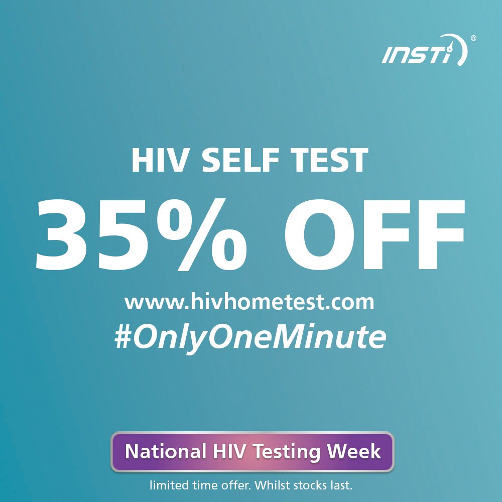 PasanteUK's tweet image. We still have our fantastic offer running! Make sure you know your HIV status, taking the test is the only way you'll know. hivhometest.com

@bioLytical  #OnlyOneMinute #HIVTestWeek #INSTI #WorldAIDSDay #KnowYourStatus #HIVtesting #HIV #GiveHIVthefinger
