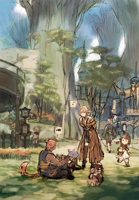 「lalafell」 illustration images(Oldest)