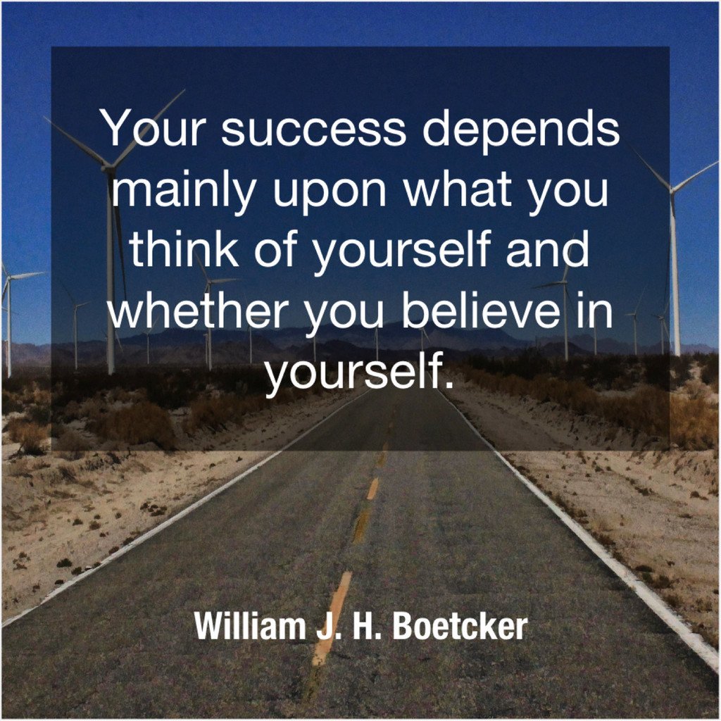 Successfulster's tweet photo. William J. H. Boetcker – Your success depends mainly upon… https://t.co/AmhPP33fJQ