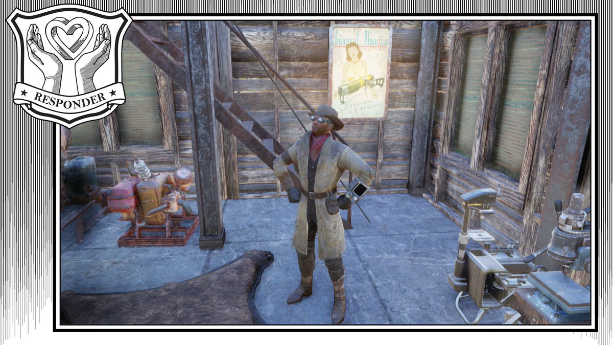 kobie_dvdw's tweet photo. Wanted Lucas Simms but got Preston Garvey.#PS4share #Fallout76 #anothersettlement #PS4share https://t.co/79PbdlV6I7