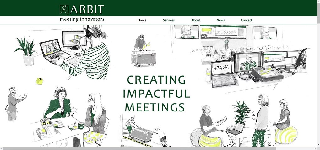 ABBITmeetings's tweet photo. NEWS: Abbit has a fresh new look! We are very happy to finally announce the launch of our brand new website. With huge thanks to @KTIllustration for bringing Abbit Meeting Innovators to life. Go check it out: https://t.co/Dd5PMWOWTd #eventtech #eventprofs https://t.co/mQ0PH8B7dL