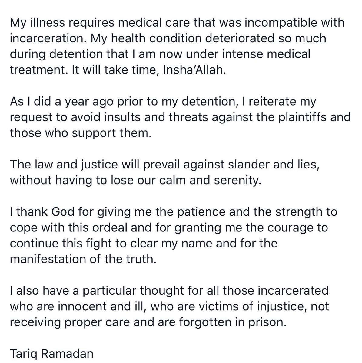 TariqRamadan tweet picture