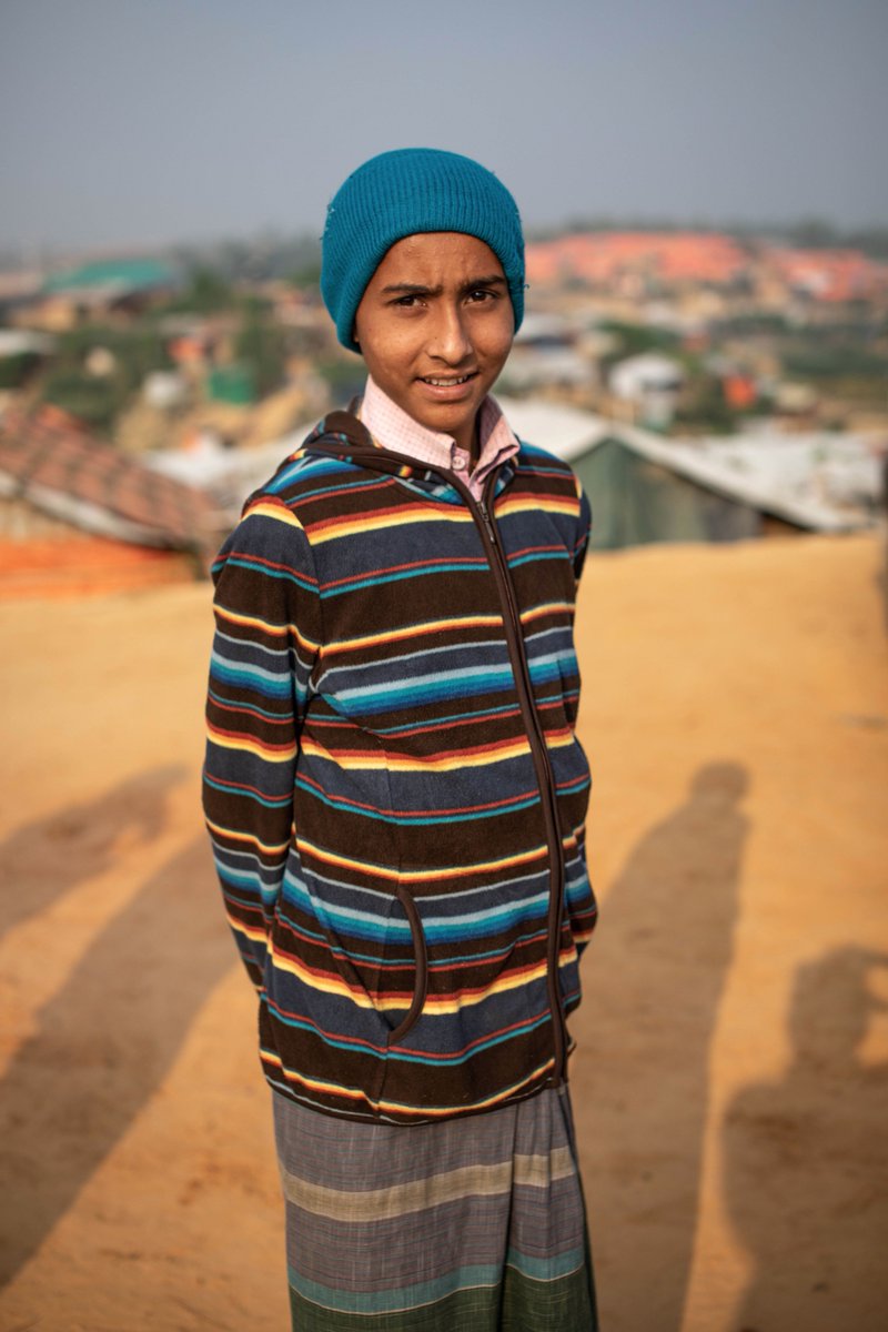 UNFPABangladesh's tweet photo. 22C may be mild for some, but in the #Rohingya camps of #Bangladesh - where it's often >35C - it signals the start of winter!

@UNFPA and partners will continue to support the needs of more than 1 million refugees - no matter what the season!

#WorldChildrensDay #WithRefugees https://t.co/Ckgiud8lqj