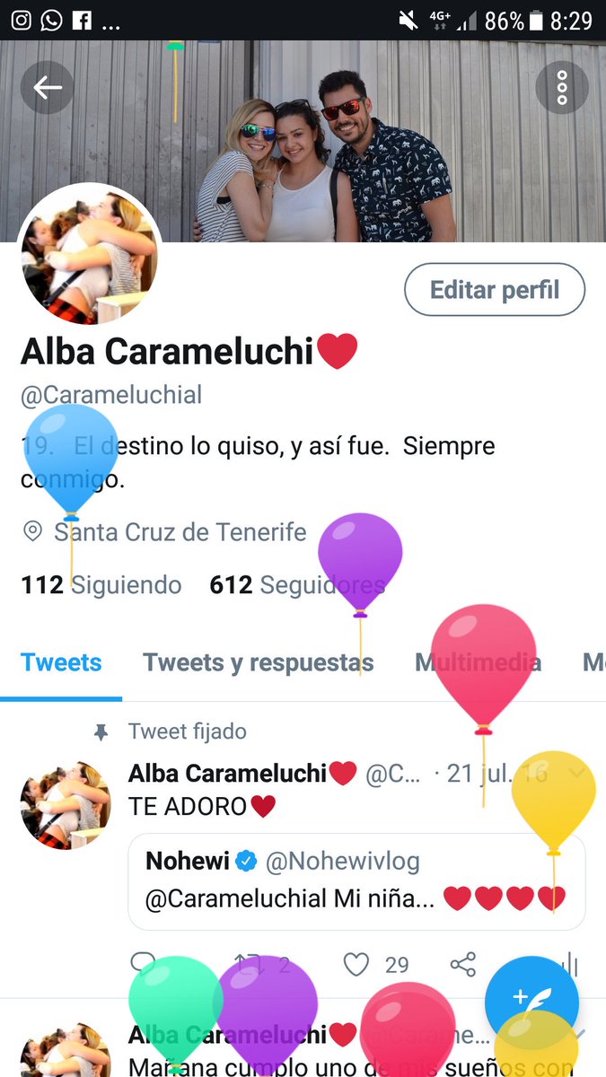 Carameluchial's tweet photo. Globos globossss 🎂🎂🎈🎂🎈🎂🎈🎂🎈🎂🎈🎂🎈 https://t.co/xzdfAlQ4I2