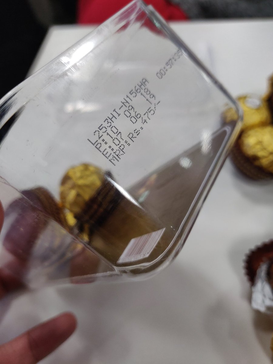 ajay_glory5's tweet photo. @FerreroRocherIN it's quite sad and  disgusting to share this! Have tried contacting you from past some time via phone and mail, but all in vain. The content is badly affected by fungus. This is a serious health issue but the company is least bothered about it! #ferrerorocher https://t.co/G94Pb5DMlr