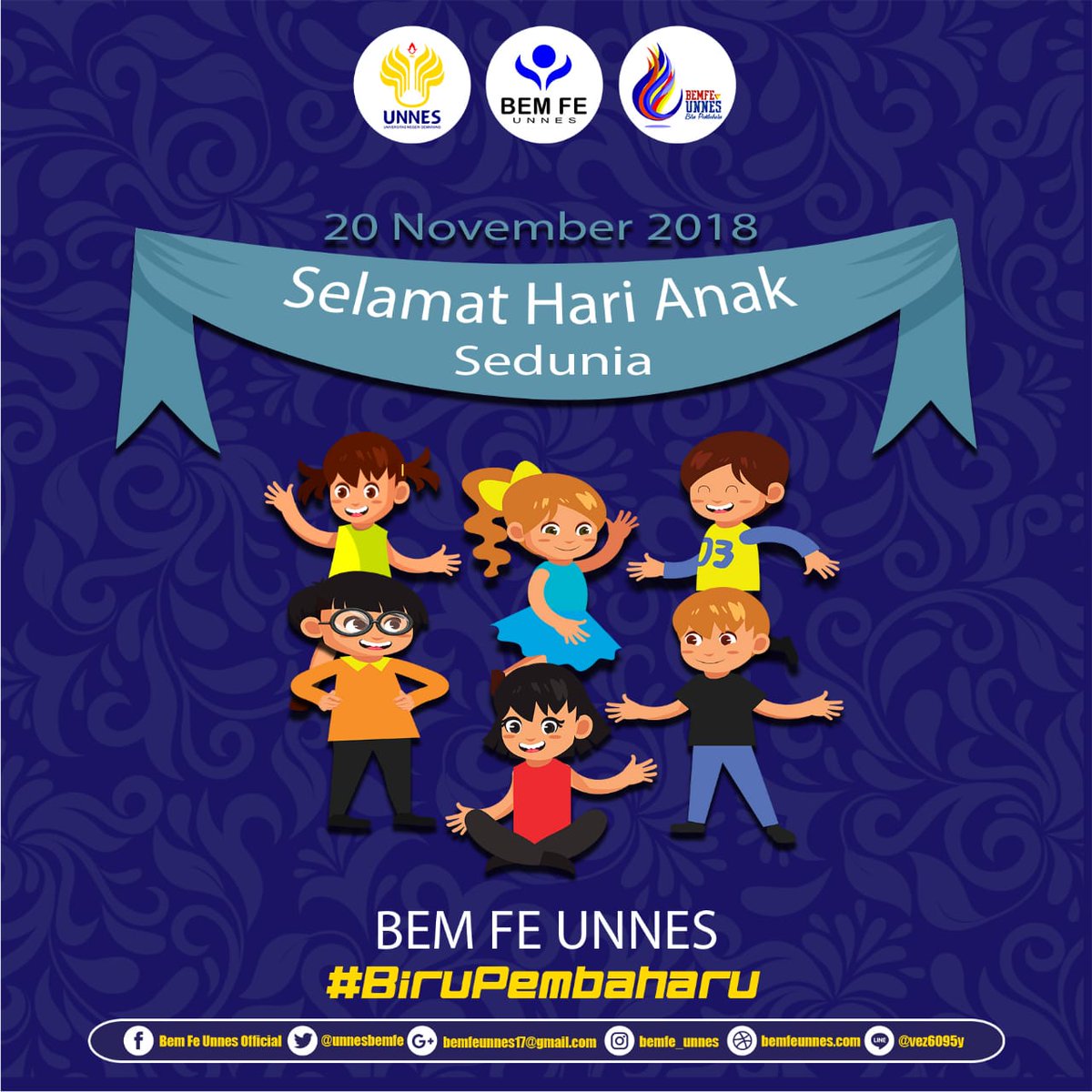 unnesbemfe's tweet photo. https://t.co/aQ7iomQGGT

#BEMFEUnnes2018
#BiruPembaharu
#FEBrilian
#FEUnnes
#InfoFE
#EkonomiBrilian
#HariAnakSedunia https://t.co/ZyL3gIQTdm