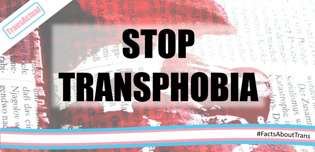 TransActualUK's tweet photo. Today on #TDOR2018 and every day we’re asking for an end to transphobia. Seeing transphobic ideas repeated in the press validates the actions of those who would seek to discriminate against or commit acts of violence against trans people in person.

Stop transphobia. https://t.co/Uy8y4UyTYM